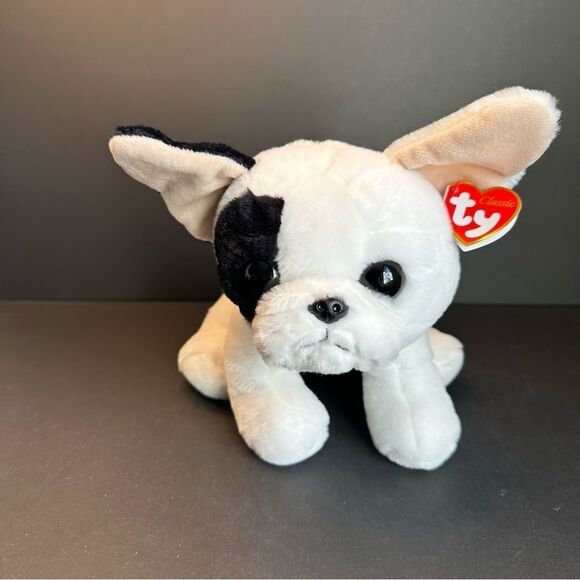 TY Marcel French Bulldog Beanie Baby Plush Dog - Picture 1 of 5